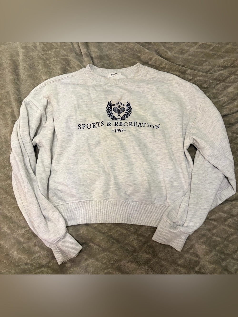 Garage Sports & Recreation Crewneck Sweatshirt - Light Gray